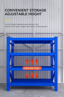 200KG Load Warehouse Medium Duty Racks Industrial Racking Systems Custom Color