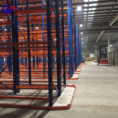 Adjustable Weight Capacity Pallet Racking 3-10 Levels for Narrow Aisle Storage Forklift Accessible