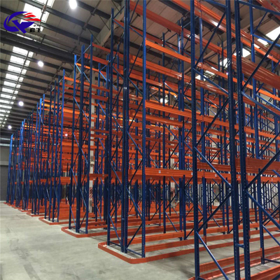 Adjustable Weight Capacity Pallet Racking 3-10 Levels for Narrow Aisle Storage Forklift Accessible