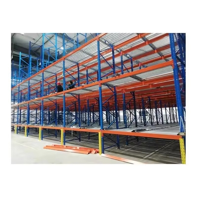 Customized Q235B Steel Pallet Glide Back Rack System with Adjustable Beam Levels