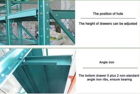 Adjustable Steel Mould Racking Heavy Duty 500-2000kg/Layer Storage Solution