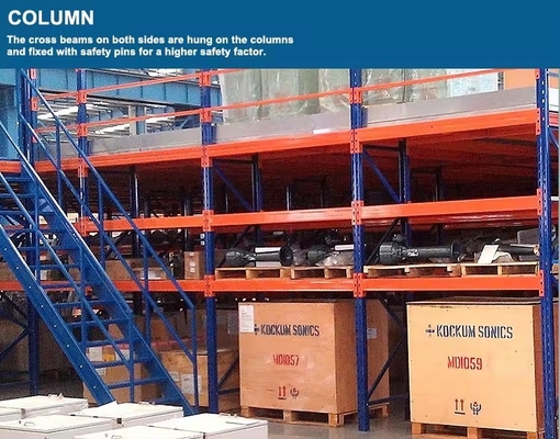 Customizable Floor Decking Mezzanine Platform System With Q235B Powder Coating