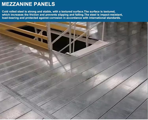 Customizable Floor Decking Mezzanine Platform System With Q235B Powder Coating