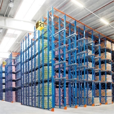 Customizable Heavy Duty Pallet Type Drive In Warehouse Storage Rack System For Forklift