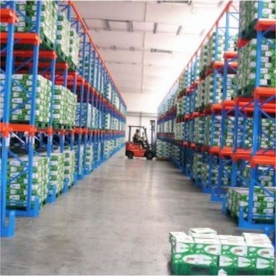 Steel Pallet Type Drive-in Warehouse Storage Rack System For Heavy Loads Height 5-15m