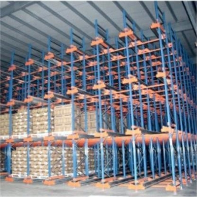 Customizable Heavy Duty Pallet Type Drive In Warehouse Storage Rack System For Forklift