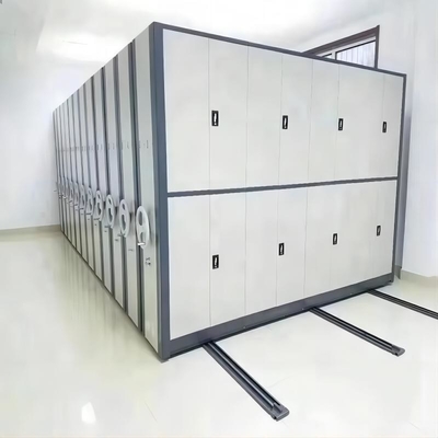 Q235B Library File Mobile Shelving System , MOVO Mobile Racking Warehouse