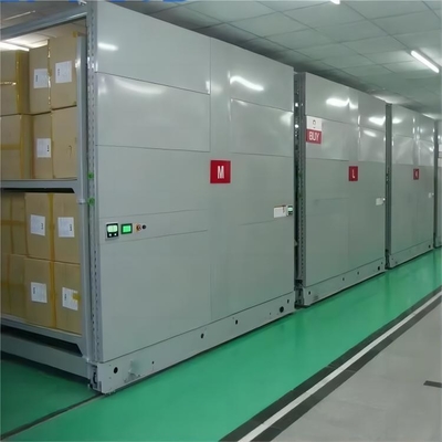 Q235B Library File Mobile Shelving System , MOVO Mobile Racking Warehouse