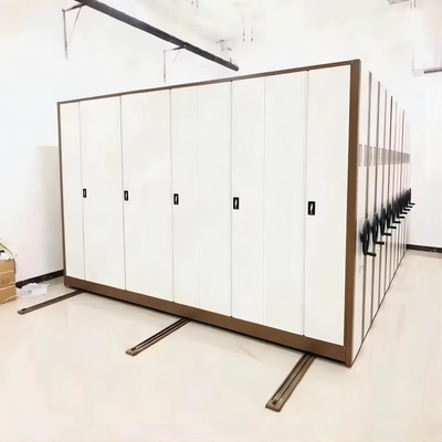 Q235B Library File Mobile Shelving System , MOVO Mobile Racking Warehouse