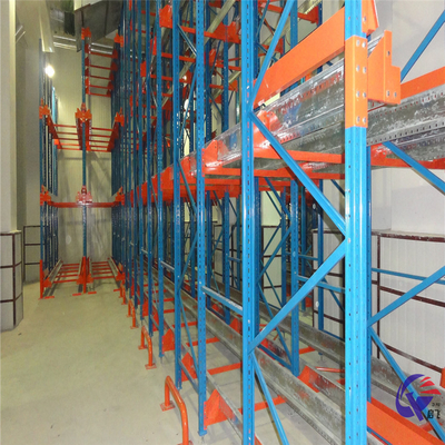 Supermarket Radio Shuttle Racking System Powder Coating Surface 1200x1200x3600mm