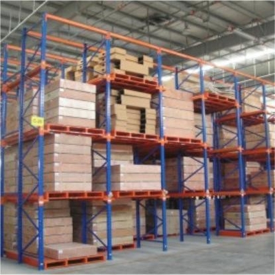 2000kg Capacity Drive In Push Back Pallet Racking For Versatile Warehouse Storage