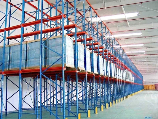 2000kg Capacity Drive In Push Back Pallet Racking For Versatile Warehouse Storage