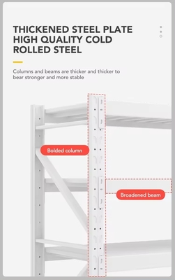 Medium Duty Racking Industrial Shelving For Racking Systems Warehouse Storage
