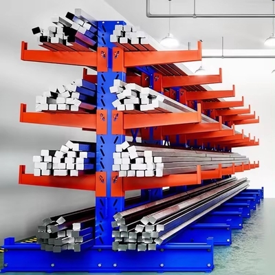 Industrial Cantilever Warehouse Racking , H Beam Cantilever Rack Single double sided