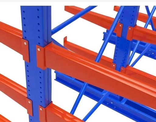 Industrial Cantilever Warehouse Racking , H Beam Cantilever Rack Single double sided