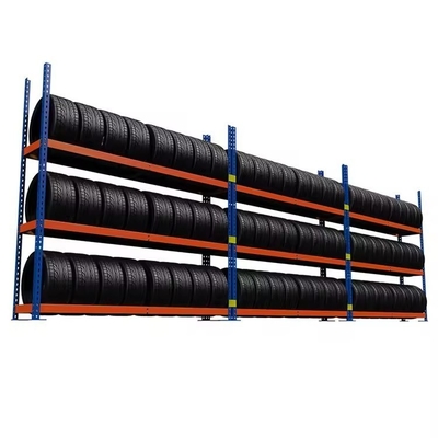 Stackable Steel Truck Tire Rack For Automotive Pallet Racking