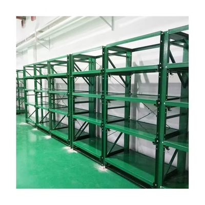 Adjustable Mobility Warehouse Steel Drawer Type Mold Rack Heavy Duty Shelves With Crane