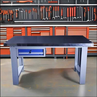 Customized Grade Heavy-Duty Garage Workbench With Fixed Mobility And Combined Cabinets