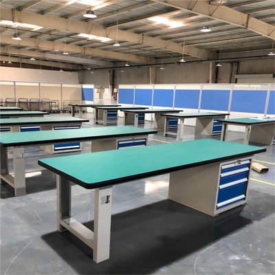Customized Grade Heavy-Duty Garage Workbench With Fixed Mobility And Combined Cabinets