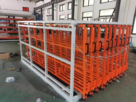 Steel Drawer Structure Vertical Metal Sheet Rack For Space-Saving Metal Plate Storage