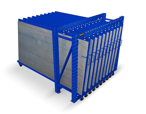 Customized Metal Sheet Roll Out Rack For Cleaning Workshop Package Gross Weight 100.000kg