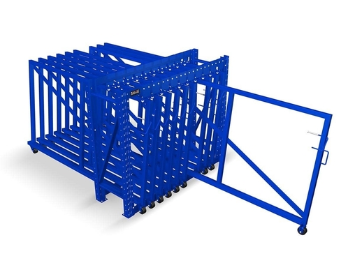 Customized Metal Sheet Roll Out Rack For Cleaning Workshop Package Gross Weight 100.000kg
