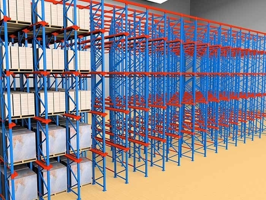 OEM Steel Drive In Pallet Racking , Heavy Duty Industrial Racking Systems