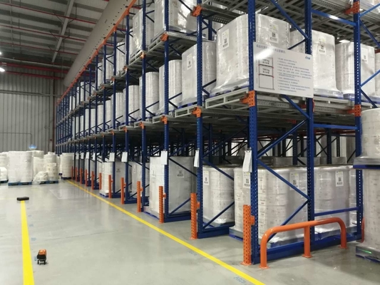 OEM Steel Drive In Pallet Racking , Heavy Duty Industrial Racking Systems