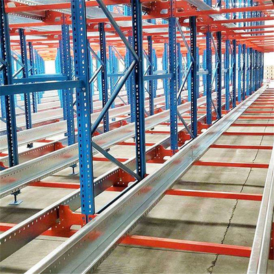 Large Loading Capacity Radio Shuttle Pallet Racking , Shuttle Racking System