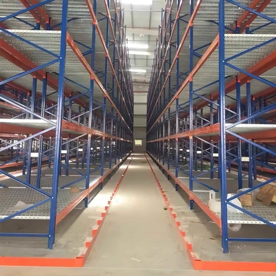 CE Certified Warehouse Storage Pallet Racking System with Vna Very Narrow Aisle Structure
