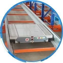 Heavy Duty 1000-1500kg Pallet Radio Shuttle Racking System For High Capacity Storage