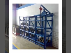 Verstellbares Pulverbeschichtetes Formenregalsystem mit 2-5 Schichten in Blau